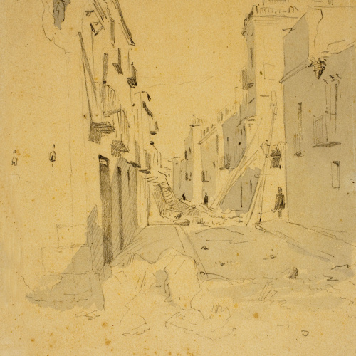 image for: Josep Lluís Pellicer - Calle de las Beatas - 1874