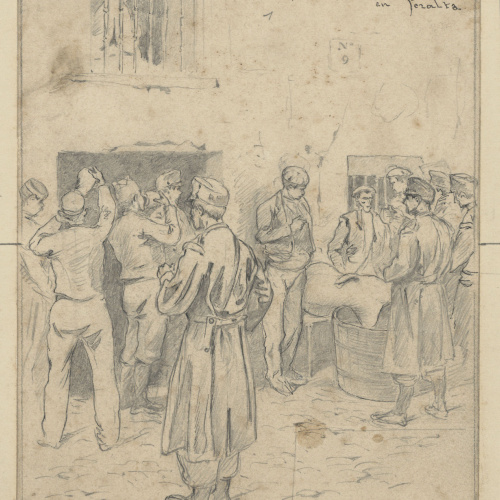 image for: Josep Lluís Pellicer - Despacho de vino en Peralta - 1875