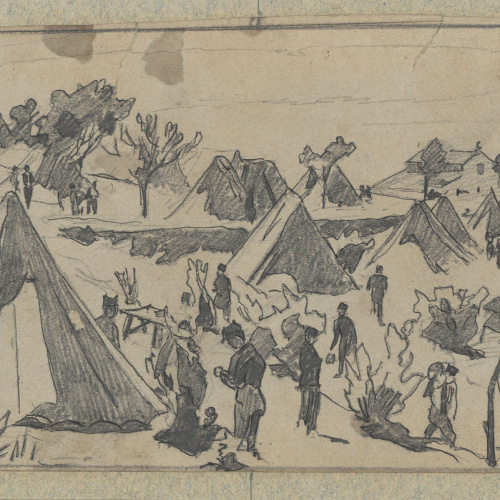 image for: Josep Lluís Pellicer - Campament - Cap a 1872-1876