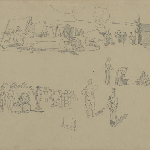 image for: Josep Lluís Pellicer - Campament militar i parc d&#039;artilleria - Cap a 1872-1876