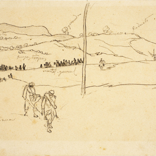 image for: Josep Lluís Pellicer - Batalla del Somorrostro - Cap a 1874