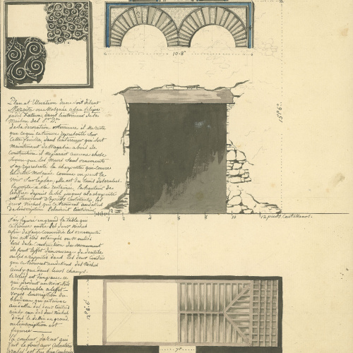 image for: Jacques Moulinier - Detalls geomètrics de la mesquita àrab a Xàtiva - Cap a 1801-1803