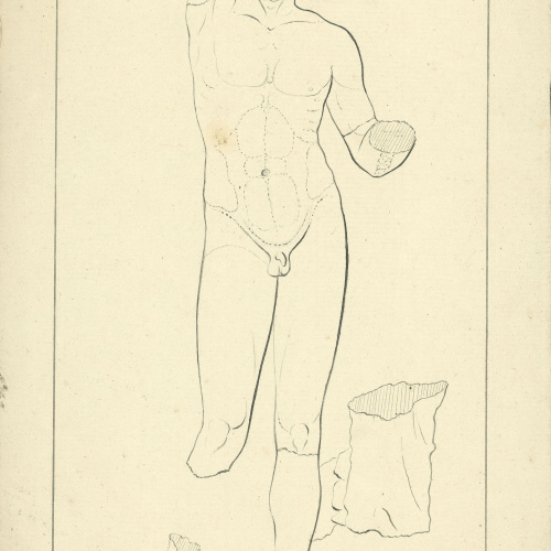 image for: Jacques Moulinier - Apunt d&#039;escultura trobada a Tarragona - Cap a 1801-1803