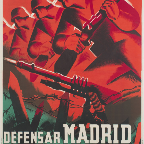 Martí Bas - Defensar Madrid es defensar Catalunya! - Cap a 1937 image for: Martí Bas - Defensar Madrid es defensar Catalunya! - Cap a 1937