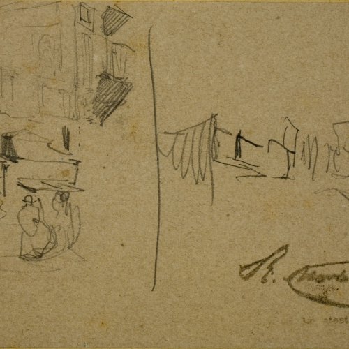 image for: Ramon Martí i Alsina - Apunt per a un quadre d&#039;«El Bornet» - Cap a 1866-1870
