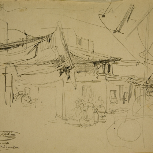 image for: Ramon Martí i Alsina - Apunt per a un quadre d&#039;«El Bornet» - Cap a 1866-1870