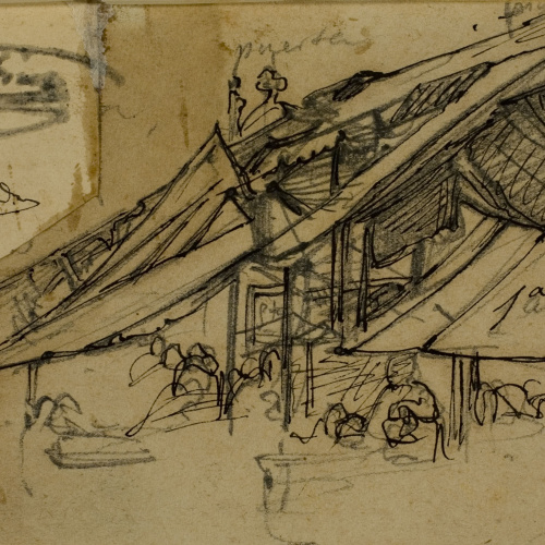 image for: Ramon Martí i Alsina - Apunt per a un quadre d&#039;«El Bornet» - Cap a 1866-1870