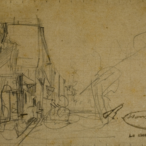 image for: Ramon Martí i Alsina - Apunt per a un quadre d&#039;«El Bornet» - Cap a 1866-1870