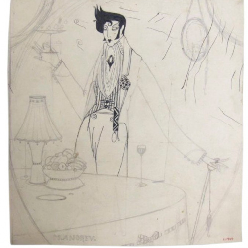 image for: Marià Andreu Estany - Dandi - Cap a 1910