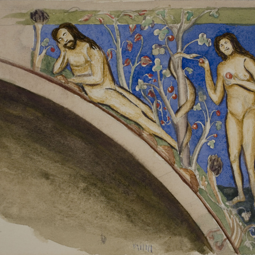 image for: Lluís Domènech i Montaner - Còpia de les pintures de Sixena: Pecat Original - 1918