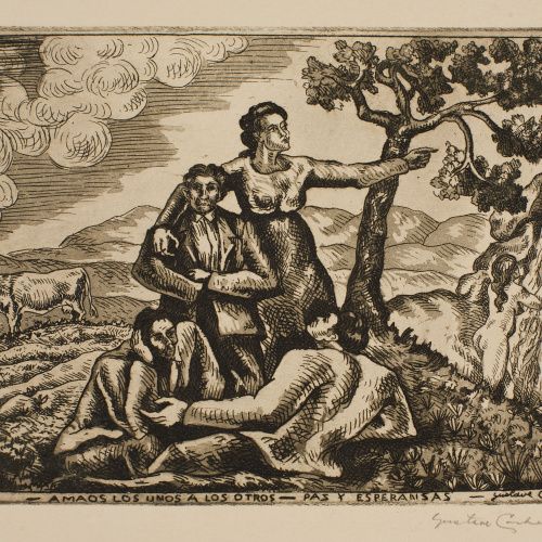 image for: Gustavo Cochet - «Amaos los unos a los otros. Paz y esperanza» - 1936-1938