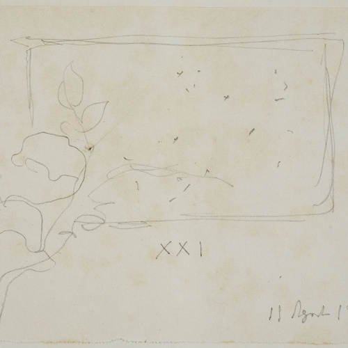 image for: Apel·les Mestres - Croquis inconcret - 11 d&#039;agost de 1882