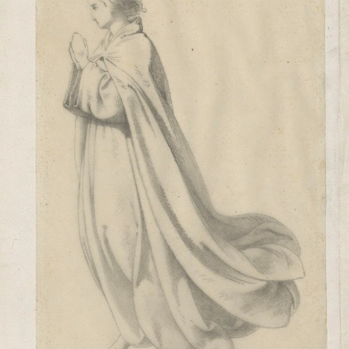 image for: Claudi Lorenzale - Estudi d&#039;àngel per al quadre «L&#039;Assumpció de la Mare de Déu» - Cap a 1871