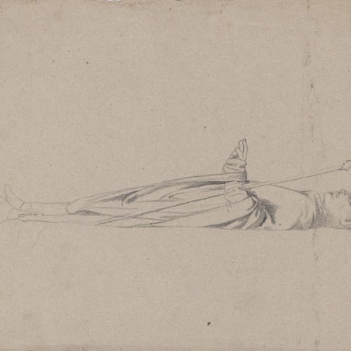 image for: Claudi Lorenzale - Escultura de bisbe jacent - Cap a 1850-1870