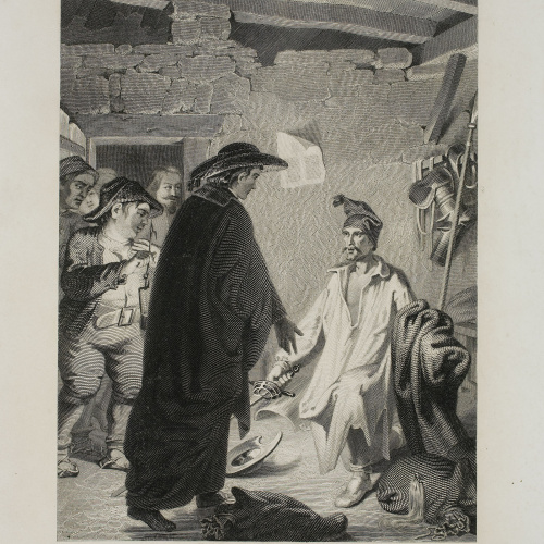 image for: Antoni Roca Sallent - Il·lustració del Quixot - Cap a 1859
