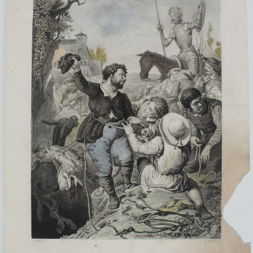 image for: Àngel Fatjó - Il·lustració del Quixot - 1859