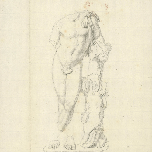 image for: Dutailly - Estàtua masculina mutilada trobada a València - Cap a 1801-1803