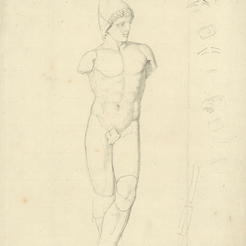 image for: Dutailly - Estàtua masculina trobada a València - Cap a 1801-1803