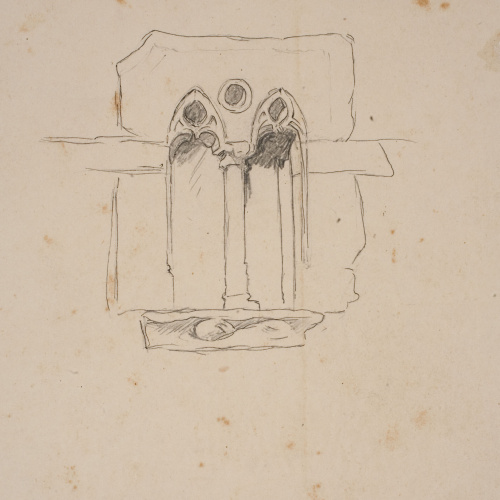 image for: Josep Lluís Pellicer - Finestral gòtic, Viella - 1889