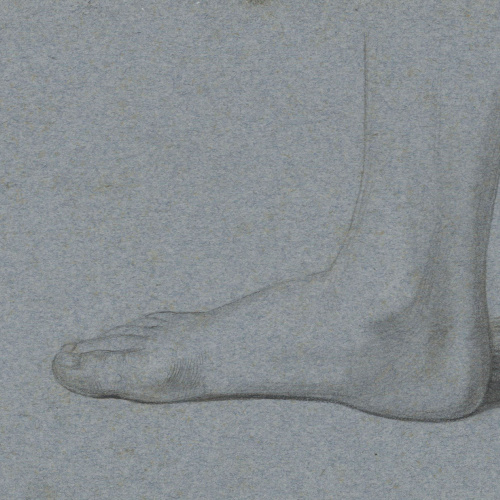 image for: Claudi Lorenzale - Estudi de peu - Cap a 1839-1840
