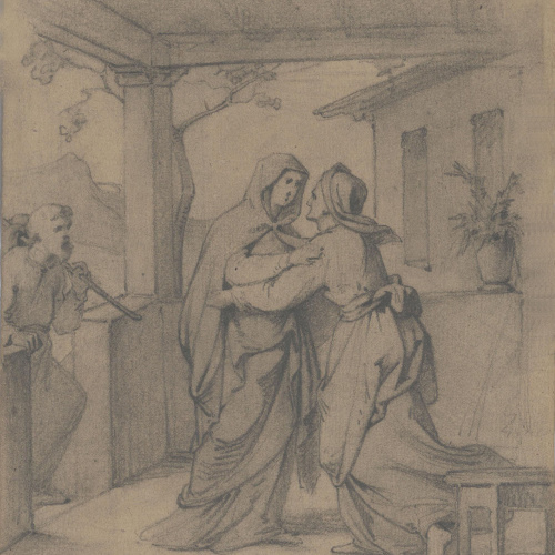 image for: Claudi Lorenzale - La Visitació - Cap a 1850-1870