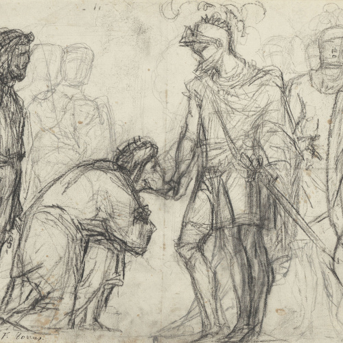 image for: Francesc Torras - La conquesta de Mallorca pel rei Jaume I - Cap a 1859