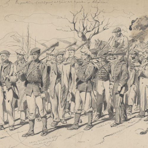 image for: Josep Lluís Pellicer - Las presentaciones al cuartel general del Ejercito de la Izquierda - Alsásua - 1876