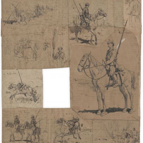 image for: Josep Lluís Pellicer - El cosaco - 1877