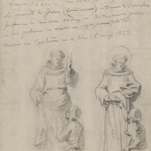 Claudi Lorenzale - El beat Salvador d'Horta (anvers) / Sant Ignasi de Loiola (revers) - Cap a 1850-1870 image for: Claudi Lorenzale - El beat Salvador d'Horta (anvers) / Sant Ignasi de Loiola (revers) - Cap a 1850-1870