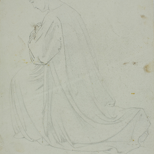 image for: Claudi Lorenzale - Home agenollat (anvers) / Home agenollat (revers) - Cap a 1850-1870 [1]