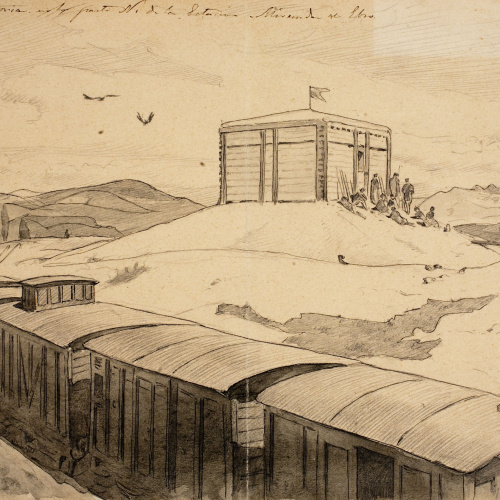 image for: Josep Lluís Pellicer - Fuerte de Vitoria - 1875