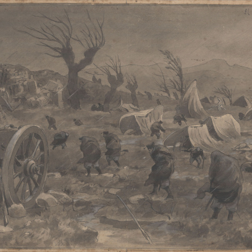 image for: Josep Lluís Pellicer - El temporal - Cap a 1872-1876