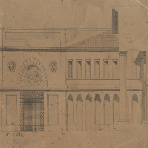 image for: Pau Rigalt - Façana d&#039;un edifici - Cap a 1820-1840