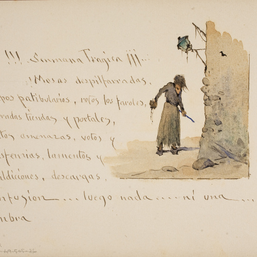 image for: Modest Urgell - May podria ser Acadèmic serio y formal un Katúful (anvers) / !!! Senmana Tragica¡¡¡ (revers) - 1918 [1]