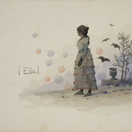 Modest Urgell - La gitaneta (anvers) / El «casero» (revers) - Cap a 1918 image for: Modest Urgell - La gitaneta (anvers) / El «casero» (revers) - Cap a 1918
