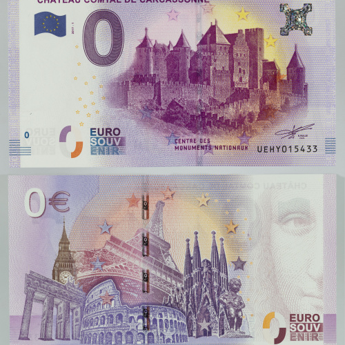 image for: Anònim - Euro souvenir per valor de 0€, Castell de Carcassonne - 2017