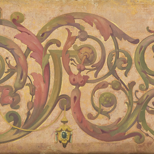 image for: Anònim - Pintura amb motius grotescos - Primer quart del segle XIX