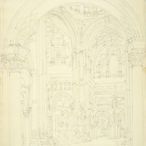 image for: François Ligier - Interior de la catedral de Còrdova - Cap a 1801-1803