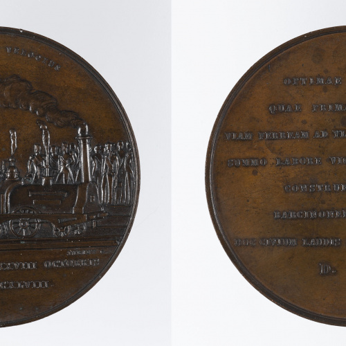 image for: Miquel Jubany - Inauguració de la línia de ferrocarril Barcelona-Mataró - 1848