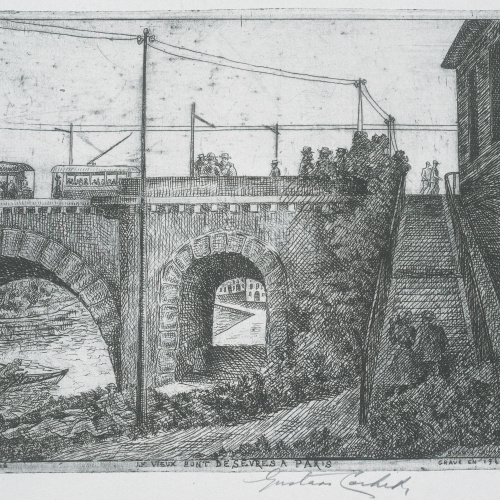 image for: Gustavo Cochet - Le vieux pont de Sèvres à Paris - 1926-1944
