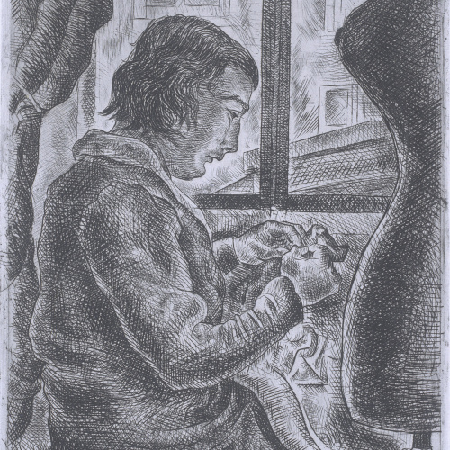 image for: Gustavo Cochet - La couturière - No datat