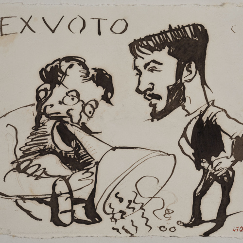 image for: Apel·les Mestres - Exvot - Cap a 1880-1885