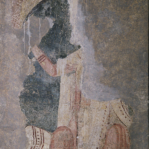 image for: Anònim - Fragment amb figura entronitzada d&#039;Àger - Últim quart del segle XI – primer quart del segle XII