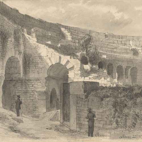 image for: Lluís Rigalt - Nimes. Arenes - 1850