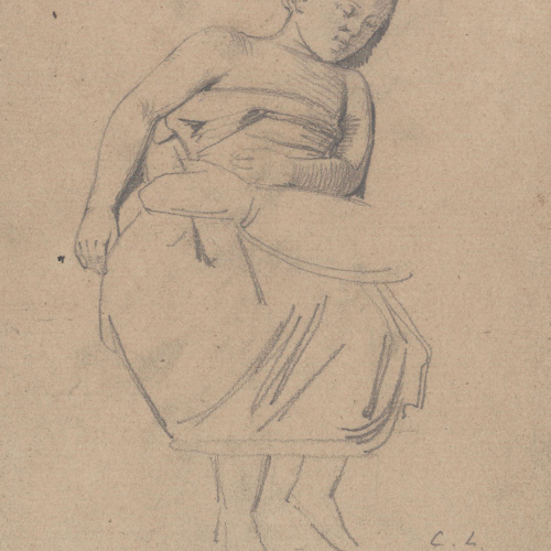 image for: Claudi Lorenzale - Nen dormint - Cap a 1850-1870