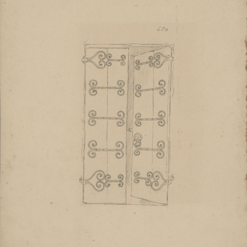 image for: Josep Lluís Pellicer - Porta amb ferradures - Cap a 1889