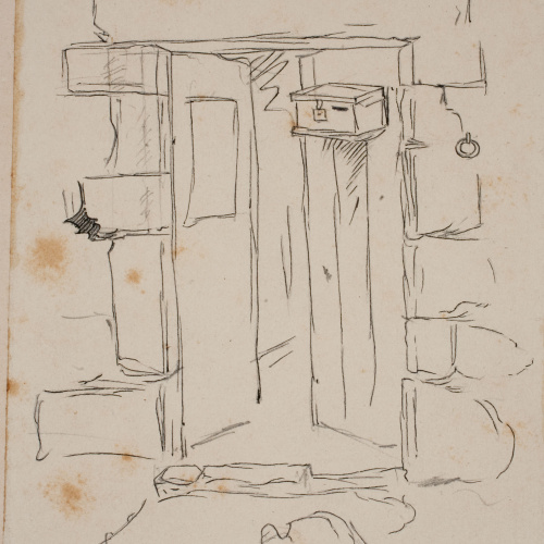 image for: Josep Lluís Pellicer - Porta de Correus, Vulpellac - Cap a 1889