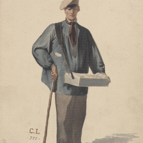 image for: Claudi Lorenzale - Venedor ambulant - Cap a 1840-1850