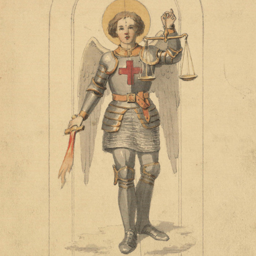 image for: Claudi Lorenzale - Sant Miquel - Cap a 1850-1870