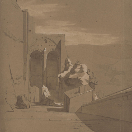 image for: Claudi Lorenzale - Porta gòtica d&#039;Orvieto - 1839